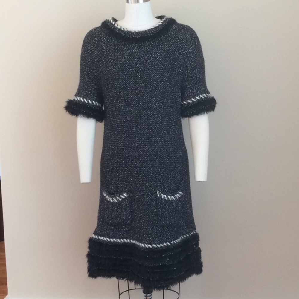 Chanel cashmere dress size 46